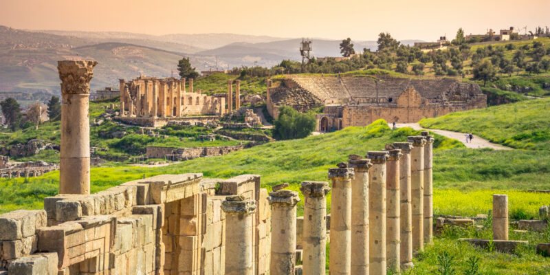 Ancient,And,Roman,Ruins,Of,Jerash,(gerasa),,Jordan.